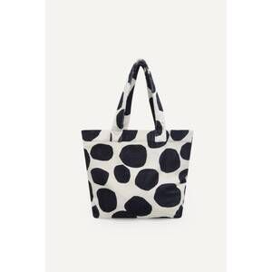 NEW COMPANIA FANTASTICA women's polka dot bag in white/black